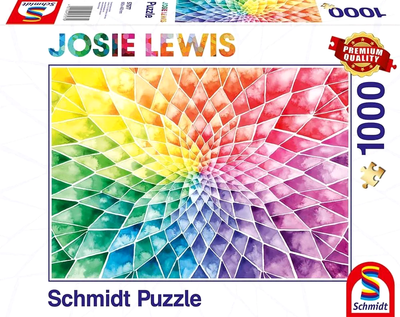 Puzzle Schmidt Josie Lewis Kolorowy kwiat 69 x 49 cm 1000 elementów (4001504575779)