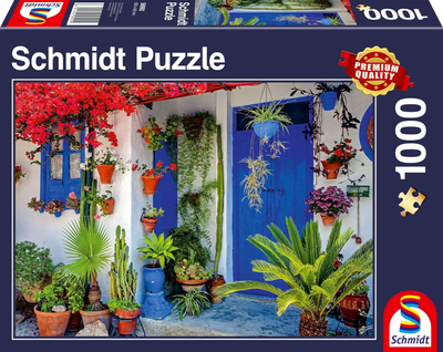 Puzzle Schmidt Mediterranean Front Door 1000 elementów (4001504589929)