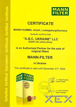 Фильтр масляный Mann W719/30