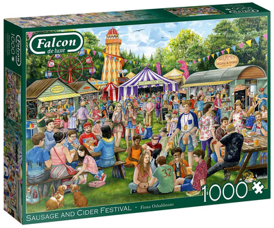 Пазл Jumbo Falcon Фестиваль ковбаси та сидру 68 x 49 см 1000 деталей (8710126113370)