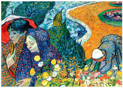 Puzzle Bluebird Vincent van Gogh Kobiety w Arles 1888 68 x 48 cm 1000 elementów (3663384601354)