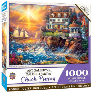 Puzzle Masterpieces Zachód słońca nad zatoką 68 x 49 cm 1000 elementów (0705988721618)