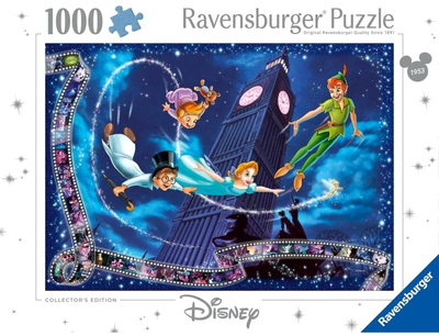 Puzzle Ravensburger Walt Disney Piotruś Pan 70 x 50 cm 1000 elementów (4005555003175)