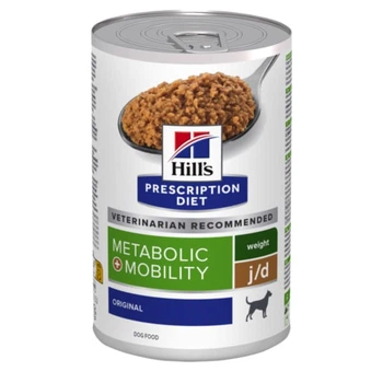 Hill’s PRESCRIPTION DIET Metabolic + Mobility зниження ваги і підтримка суглобів, консерва, 370 г