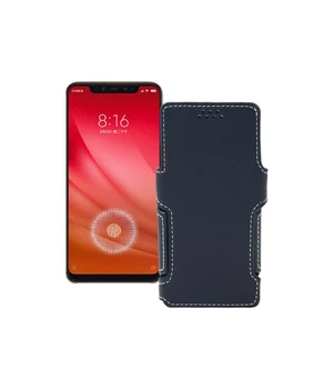 Чохол-книжка з екошкіри для телефону Xiaomi Mi 8 Pro Чорний матовий