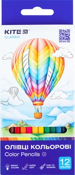 Карандаши цветные Kite Classic 12 цветов (K-051)