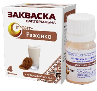 Бактеріальна закваска Pяжка Іпровіт 1 флакон