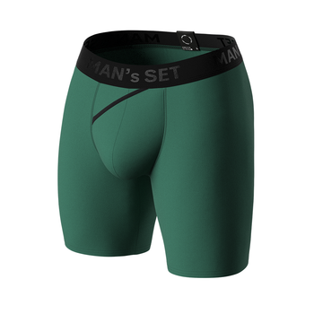 Трусы боксеры мужские анатомические Anatomic Long 2.1 Black Series Micromodal, темно-зеленые 2XL BMO140-13