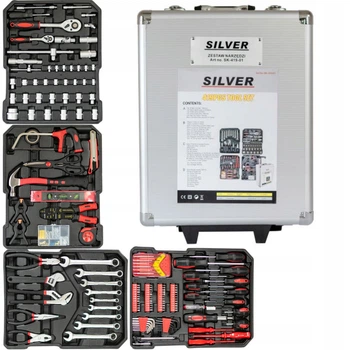 Набор инструментов в чемодане SILVER SK41901 (419шт)