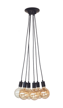 Светильник подвесной Лофт Light House LS-18680-6 BK черный