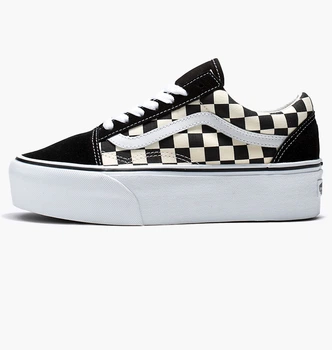 Кеди Vans Checkerboard Old Skool Stackform Shoe Black VN0A7Q5MTYQ 38