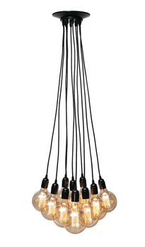 Светильник подвесной Лофт Light House LS-18679-10 BK черная