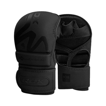 Рукавиці для ММА (Греплінгові рукавички) RDX T15 Noir Inner Matte Black M