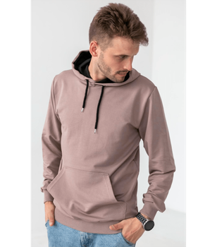 Базовое однотонное мужское худи - HECTOR - 17234-18101 - L - Honey