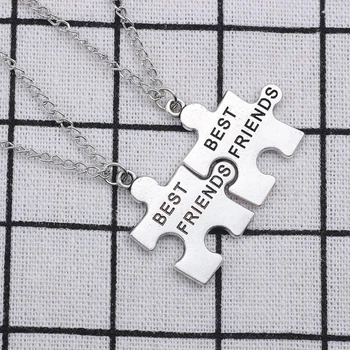 Изысканные подвески-пазлы Best Friends креативный подарок для настоящих друзей