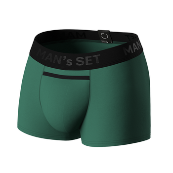 Чоловічі анатомічні боксери Anatomic Classic Black Series Micromodal, темно-зелений XL BSM100-13