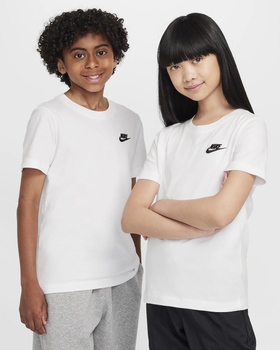 Детская футболка K Nsw Tee Emb Futura Lbr