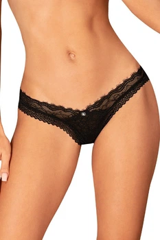 Трусики стрінг Obsessive 3/4(M/L) Чорний (101228)