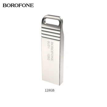 USB Flash Drive Borofone BUD1 128GB Стальной