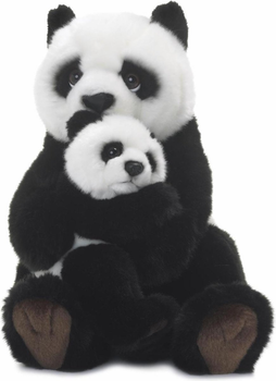 М'яка іграшка Bon Ton Toys WWF Plush Collection Панда з малюком 28 см (8712269168132)