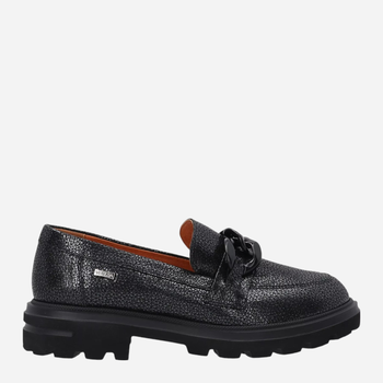 Loafersy damskie skórzane Venezia G009LEBLOBM086 39 Czarne (5906140547854)