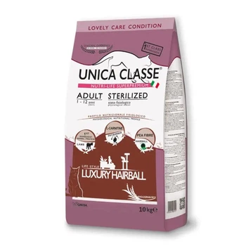Сухой корм для кошек Unica Classe Adult Sterilized Hairball Dry - Lamb (ягненок)10kg