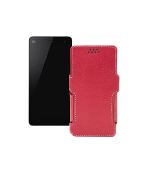 Чохол-книжка з екошкіри для телефону Xiaomi Mi Note Червоний