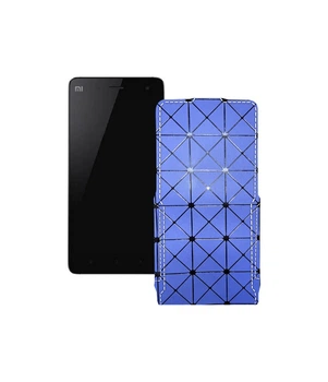 Чохол-флип з екошкіри для телефону Xiaomi Mi Note Синій ромб