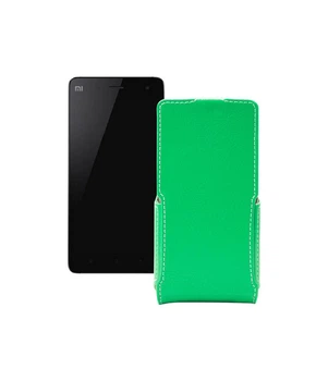 Чохол-флип з екошкіри для телефону Xiaomi Mi Note Зелений