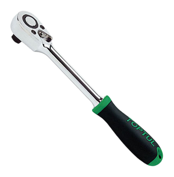 Трещотка Toptul 1/2" 72 зубца резиновая ручка (CJRM1626)