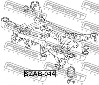 Сайлентблок підвіски Febest (SZAB044)