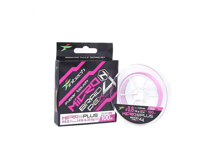 Шнур плетеный Intech MicroN Plus PE X4 100m (0.8 (14lb / 6.35kg)),FS0649997