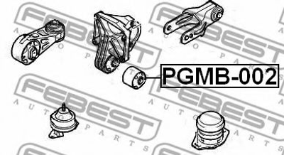 Сайлентблок підвіски Febest (PGMB002)