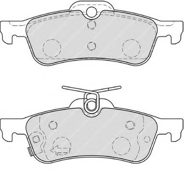 Тормозные колодки дисковые Ferodo (FDB4041)
