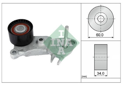 Паразитний / Провідний ролик, зубчастий ремінь Ina (532099910)
