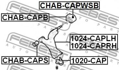 Сайлентблок подвески Febest (CHABCAPWSB)