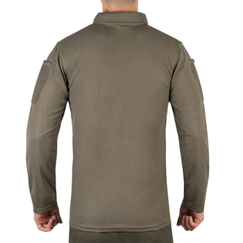 Футболка Поло тактична з довгим рукавом TACTICAL LONG SLEEVE POLO SHIRT QUICK 3XL Olive