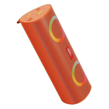Портативна Бездротова Bluetooth Колонка Акустика XO F43 RGB | BT5.2, AUX / USB / TF, TWS, 10W, 4h | orange