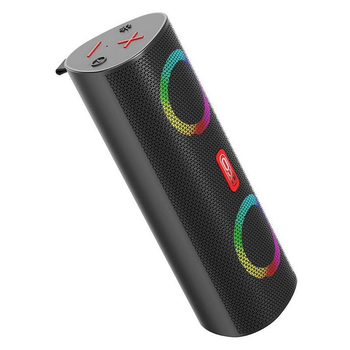Портативна Бездротова Bluetooth Колонка Акустика XO F43 RGB | BT5.2, AUX / USB / TF, TWS, 10W, 4h | black