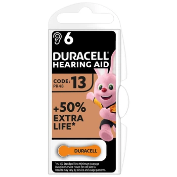 Батарейка Duracell PR48 / 13 * 6 (m426470)