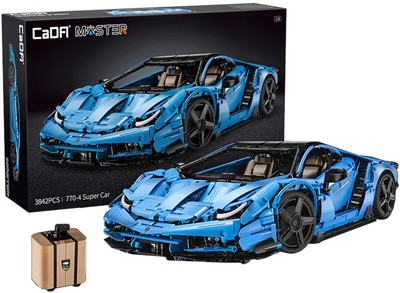 Конструктор Leantoys Auto Cada 770-4 Master Race Car 3842 деталі (5903802457803)