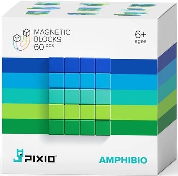 Klocki magnetyczne Pixio Amphibio 60 elementów (4897105240495)