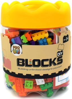 Klocki konstrukcyjne Pro Kids Building Blocks 416 elementów (5903943001101)