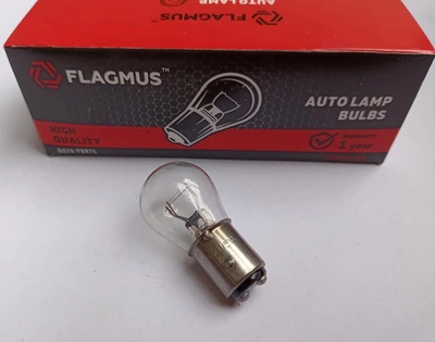 Лампа стопів габариту 12V 21/5W 2 контакти FLAGMUS