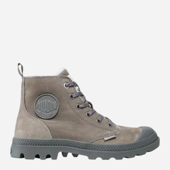 Жіночі зимові черевики високі Palladium Pampa Hi Zip Wl 95982-055-M 37.5 (4.5UK) 23.5 см Темно-сірі (886890788880)