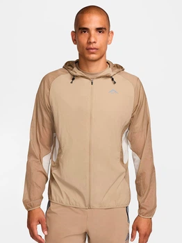 Спортивна вітрівка чоловіча Nike M Nk Trail Aireez Jkt FN4002-247 S Бежева (197598600177)