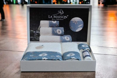 Подарочный набор полотенец La Maison, 3 шт. с ароматом для дома Elanor