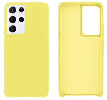 Чохол Silicone case Camera Protective Samsung S21 Ultra (20) жовтий Yellow