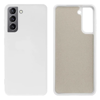 Чехол противоударный Silicone case защита камеры Kassel для Samsung S21 (09) белый White