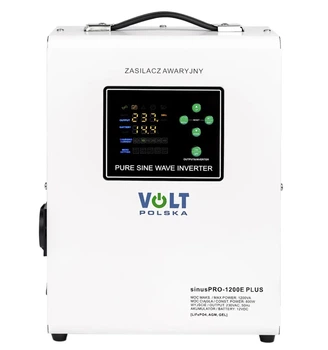 Джерело безперебійного живлення (ДБЖ) Volt Polska SINUS PRO 1200E PLUS 12/230V (800/1200W) (LiFePo4)